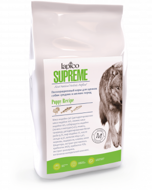 Сухой корм «Lapico Supreme» для щенков собак средних и мелких  пород
